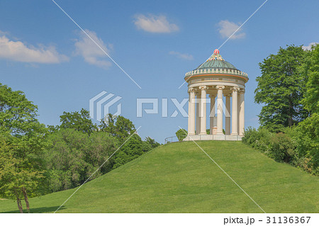 イギリス庭園の写真素材