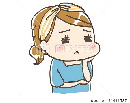 困っているのイラスト素材