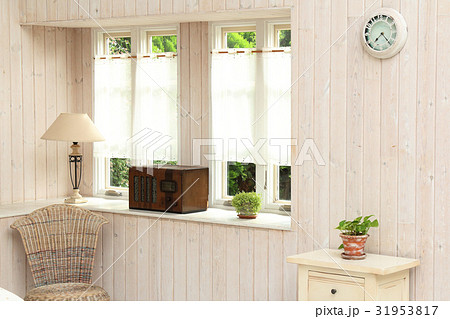 出窓の写真素材