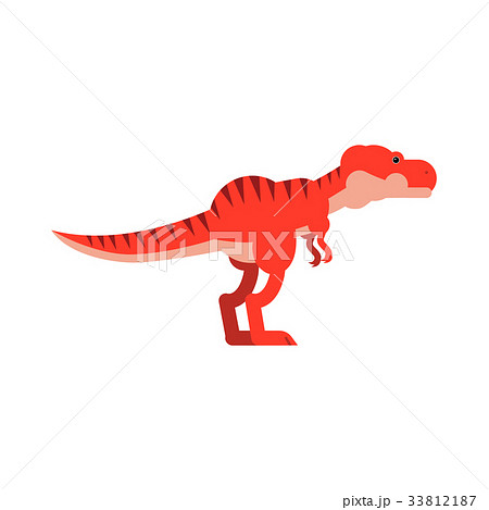 ティラノサウルス かわいいのイラスト素材