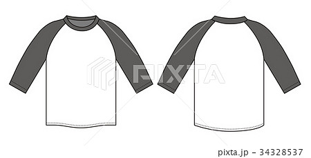 Tシャツ 半袖 絵型 ベクターのイラスト素材