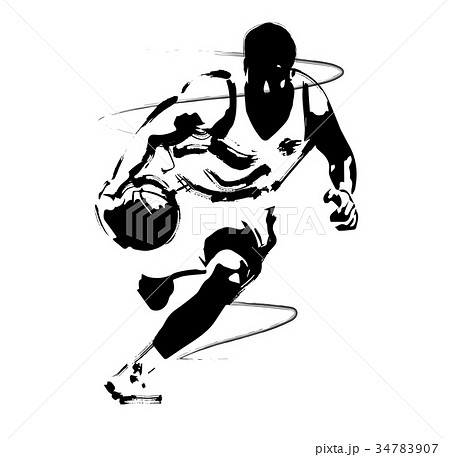 バスケットボール スポーツ バスケ ミニバスのイラスト素材