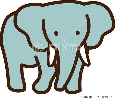 ゾウ イラスト 全身 ぞうの写真素材 ゾウ イラスト 全身 ぞうの写真素材