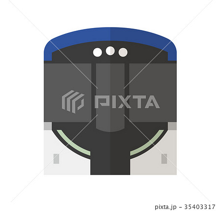 京阪電車のイラスト素材