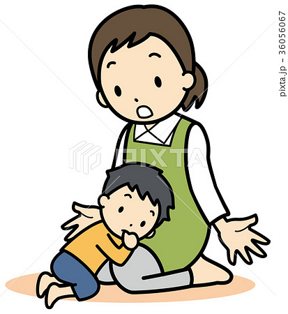 甘えん坊のイラスト素材