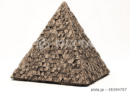 ピラミッド ファンタジー 空想 空想的の写真素材