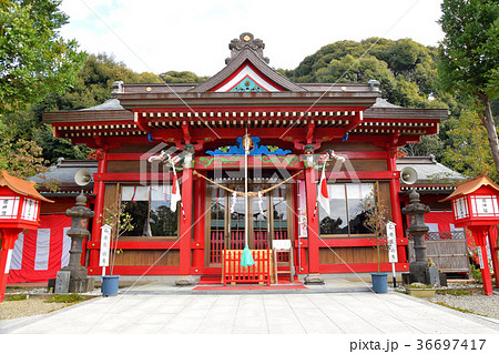 加紫久利神社の写真素材