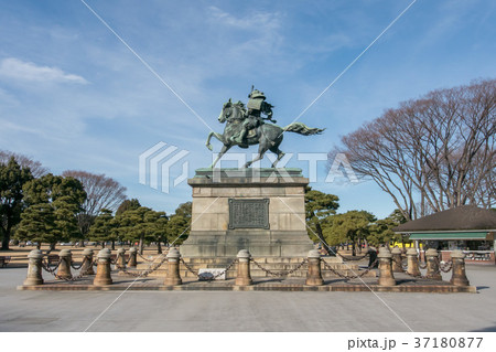 楠木正成銅像の写真素材 - PIXTA