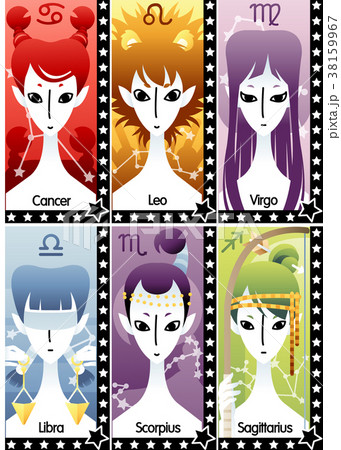 おとめ座（Virgo）のイラスト素材 - PIXTA