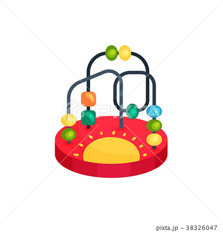 ビーズコースターのイラスト素材