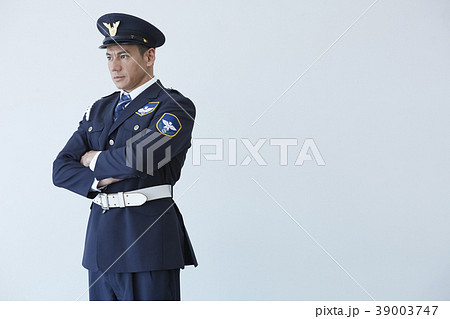 警備員 制服の写真素材