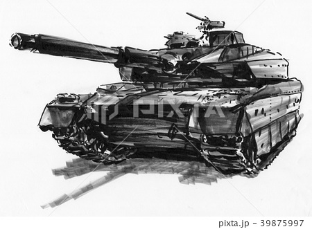 10式戦車 戦車 自衛隊 陸上自衛隊のイラスト素材 Pixta