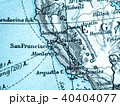 古地図 アメリカ西海岸の写真素材