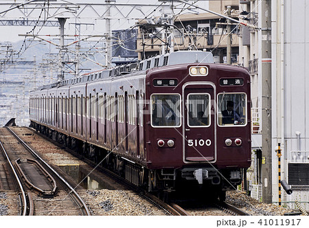 阪急電車の写真素材