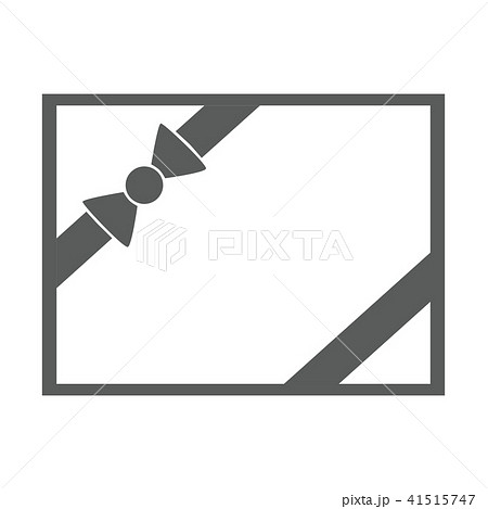 リボン 結ぶ シンプル Cgのイラスト素材