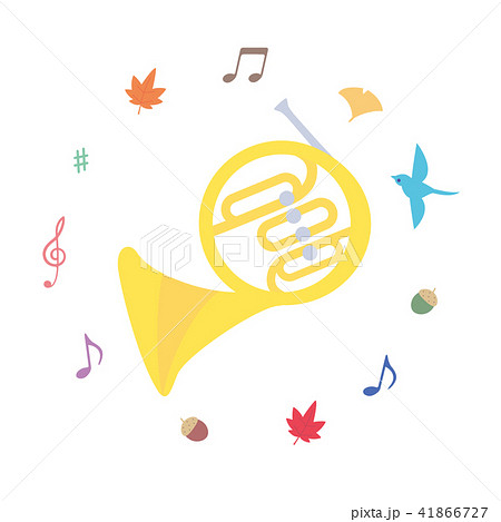 French Horn Illustrations