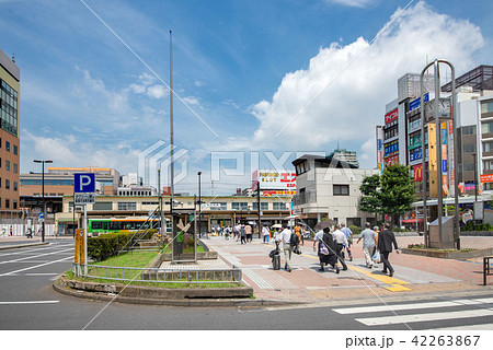 新小岩駅前交番 新小岩交番 交番 新小岩駅交番の写真素材