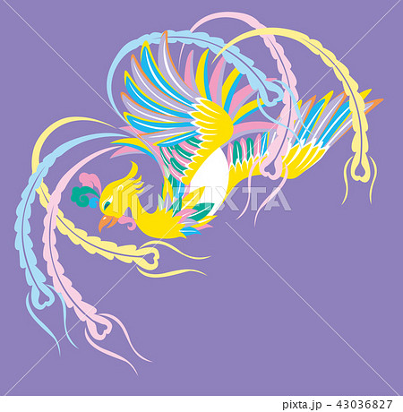 瑞鳥 伝説 霊鳥の写真素材