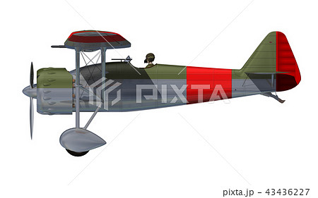 Dewoitine 飛行機 航空機 プロペラ機のイラスト素材