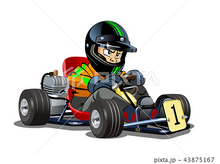 レーシングカートの写真素材