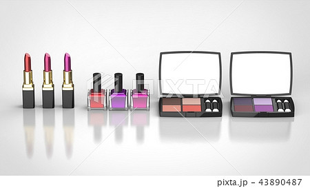 盥洗用品化妆品眼影指甲油可爱照片素材