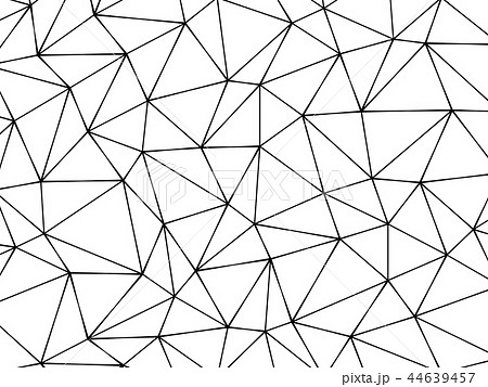 ベクター 幾何学模様 白黒 モノトーンのイラスト素材