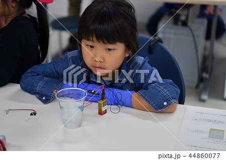 乾電池 電池 バッテリー 理科の写真素材