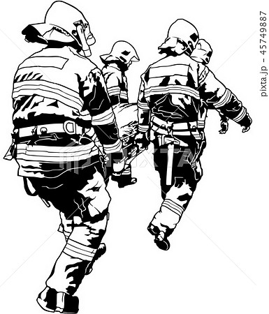 レスキュー隊のイラスト素材