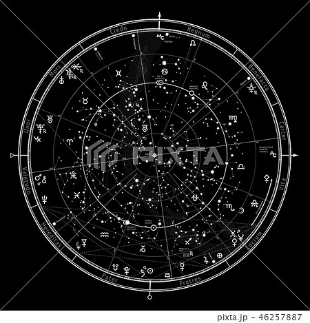 北極星のイラスト素材