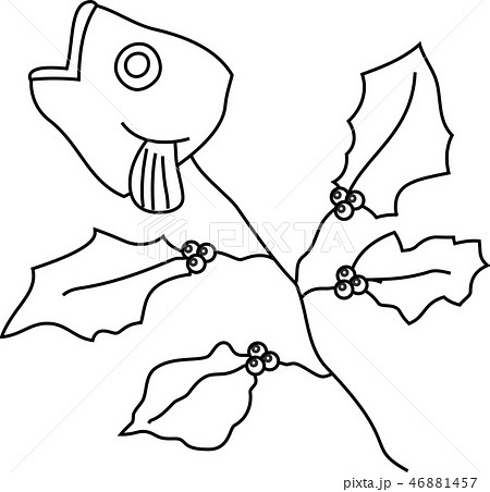 魚 鰯 節分 いわしのイラスト素材 Pixta