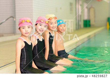 Js　女子小学生 水泳 