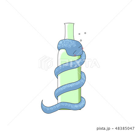 巻き付くのイラスト素材