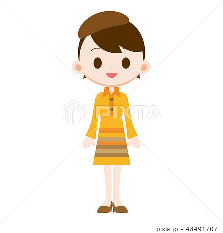 大正ファッションのイラスト素材