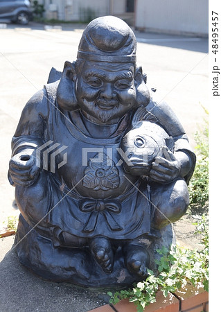 えびす顔の写真素材