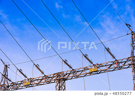配電用変電所の写真素材