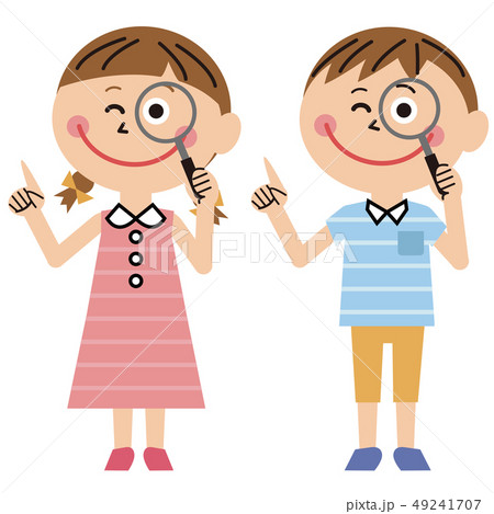 夏服 女の子のイラスト素材