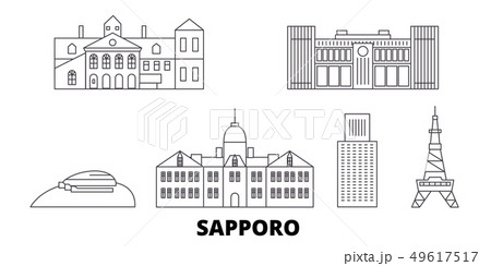 札幌パノラマのイラスト素材
