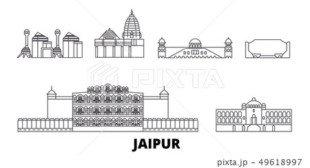 砦 アジア インド 城のイラスト素材 Pixta