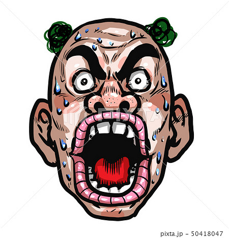 たらこ唇のイラスト素材