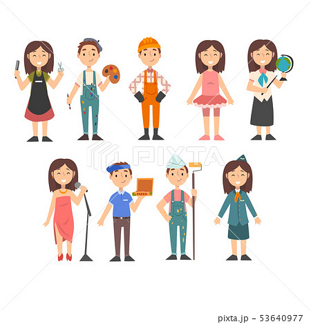 子供 夢 歌手 アーティストのイラスト素材