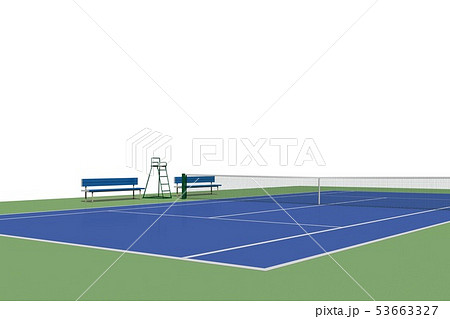 テニスコートのイラスト素材集 ピクスタ