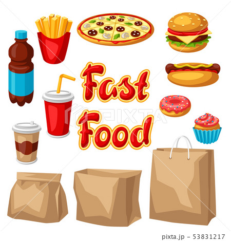 ハンバーガー 包み紙 ファストフード バーガーの写真素材