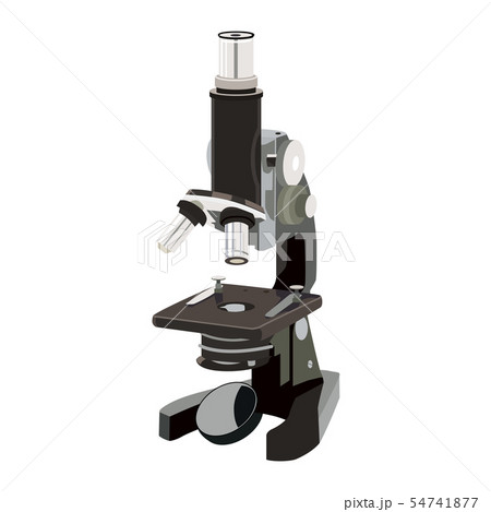 顕微鏡 理科 研究 観察のイラスト素材