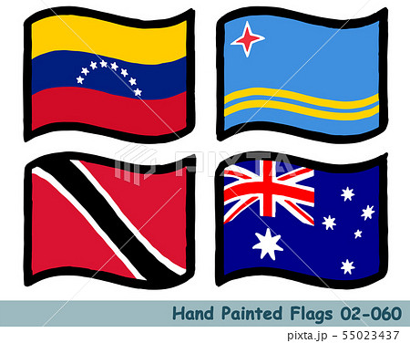 オーストラリアの国旗のイラスト素材