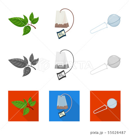 茶葉 アイコン 紅茶 ツールのイラスト素材