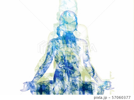 シルエット 後ろ姿 女性 女のイラスト素材