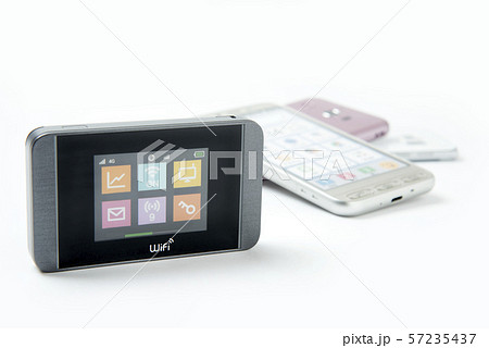 ポケットwifiの写真素材