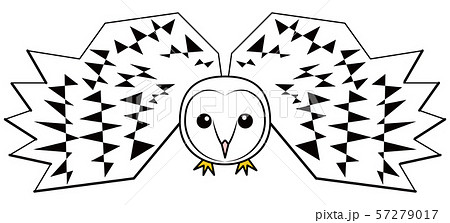 カフェカーテンのイラスト素材