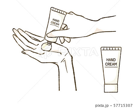 ハンドマッサージ 手 指先 指のイラスト素材