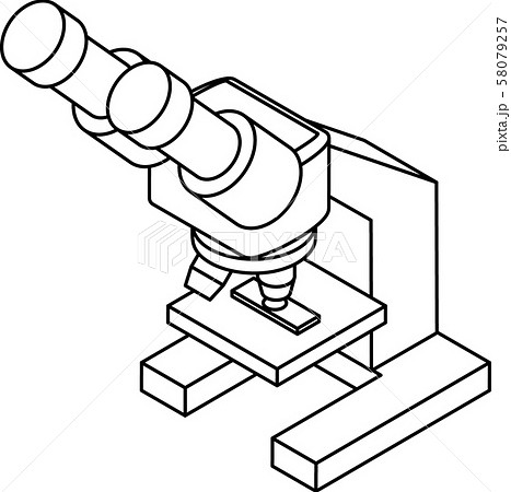 双眼顕微鏡 ベクタのイラスト素材